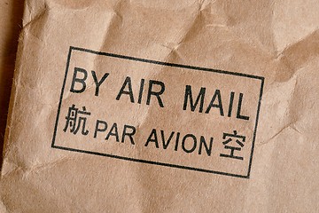 Image showing By Air Mail Stamp