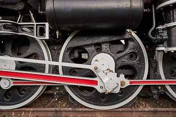 Image showing Steam Locomotive Closeup