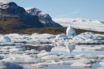 Image showing Glacial lake in Iceland