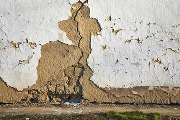 Image showing Old Wall CLoseup