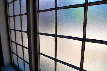 Image showing Window of an old industrial building