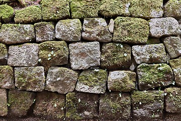 Image showing Old Stone Wall