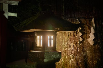 Image showing Traditional style Japanese lantern