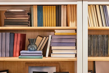 Image showing Books on a shelf