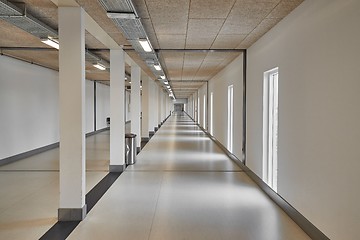 Image showing Corridor in a big building