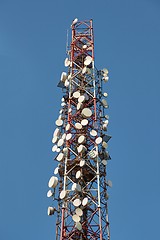 Image showing Transmitter tower detail