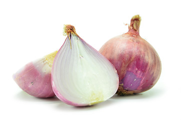 Image showing Salad shallot isolated