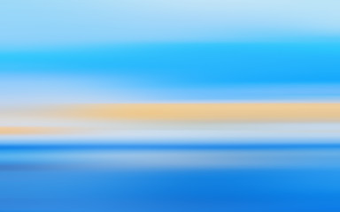 Image showing Abstract Motion Blurred Summer Seascape Background