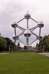 Image showing photo of atomium building in Brussels