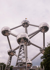 Image showing photo of atomium building in Brussels