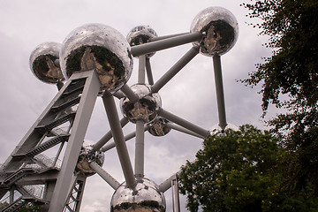 Image showing photo of atomium building in Brussels