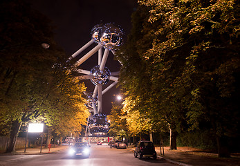 Image showing Atomium building in Brussels