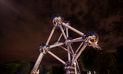 Image showing Atomium building in Brussels