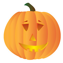 Image showing spooky pumpkin