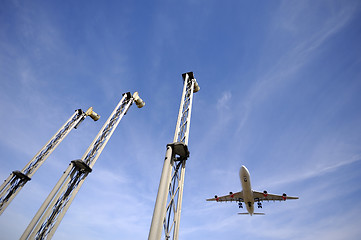 Image showing Plane and airport