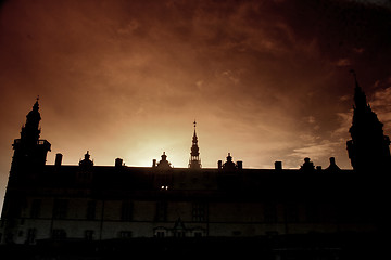 Image showing Kronborg Castle silhouette