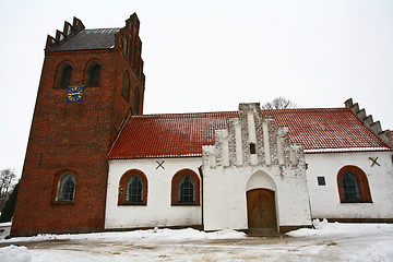 Image showing Church in Helsinge Denmark