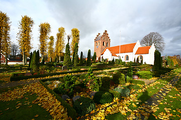 Image showing Church in Helsinge Denmark