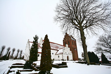 Image showing Church in Helsinge Denmark