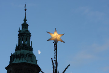 Image showing Kronborg Castle at christmas