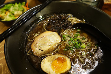 Image showing Traditional Japanese soup ramen