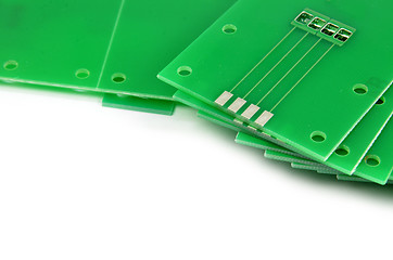 Image showing Green printed circuit board