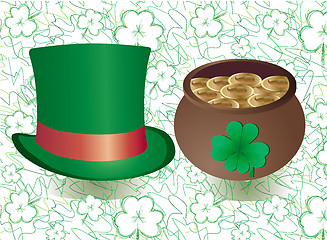 Image showing Background for St. Patrick's Day decoration