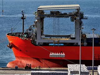 Image showing Cargo Loading Operations.