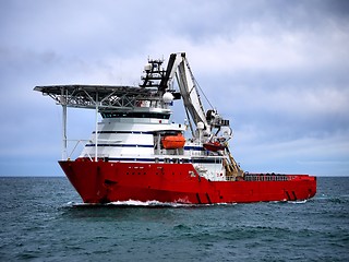 Image showing Diving Support Ship.