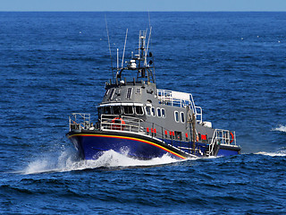 Image showing High Speed Craft at Sea.