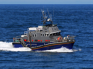 Image showing High Speed Craft at Sea.