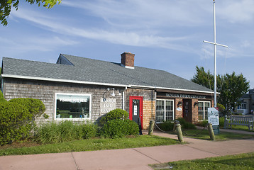 Image showing editorial chamber of commerce buildng Montauk New York