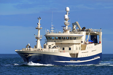 Image showing Fishing Vessel Underway.