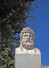 Image showing editorial bust statue of Greek explorer Euthymenes of Massalia M