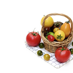 Image showing Fresh Colorful Tomatoes