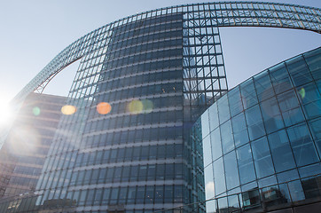 Image showing glass office building in the Brussels