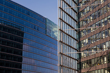 Image showing glass office building in the Brussels