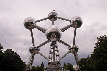 Image showing photo of atomium building in Brussels