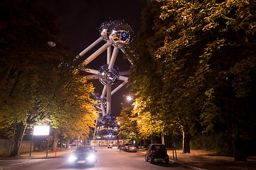 Image showing Atomium building in Brussels