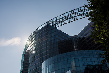 Image showing glass office building in the Brussels