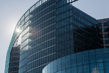 Image showing glass office building in the Brussels