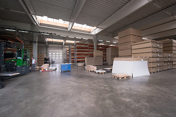 Image showing furniture factory