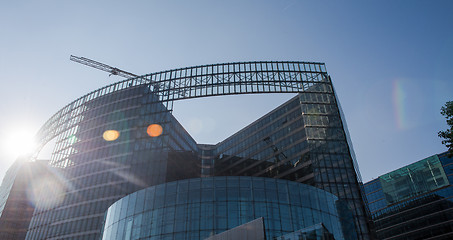 Image showing glass office building in the Brussels