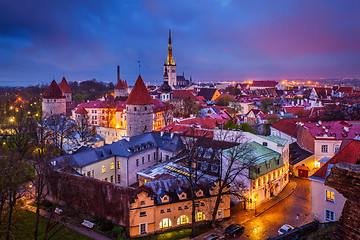 Image showing Tallinn Medieval Old Town, Estonia