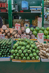 Image showing Veggie Market Stall