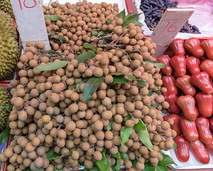 Image showing Langsat at Market