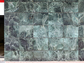 Image showing Green Marble Wall