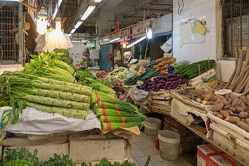 Image showing Vegetables Market Interior