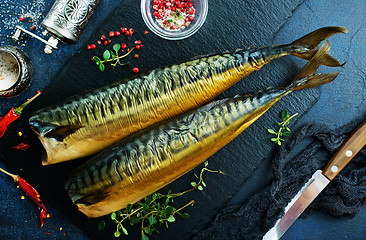 Image showing smoked fish