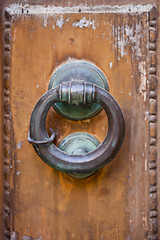 Image showing Ancient italian door handle 